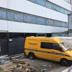 Toimistotalo Ratina. Kiviseinät, pääurakka.